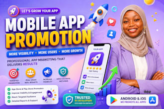 do app promotion android and IOS and marketing expert