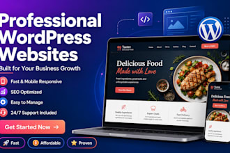 design, develop wordpress website urgently for your brand