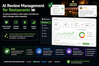 build an ai restaurant review management and reputation system