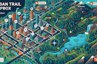 design density vector google website route hiking trail downtown maps in mapbox