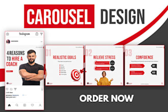 design eye catching carousel ads carousel post design and social media post