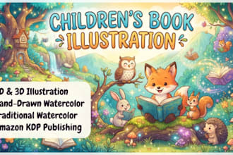 illustrate children story book illustration story book, book illustration