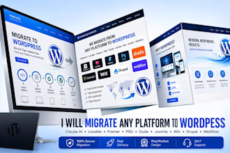 migrate claude ai lovable framer psd duda joomla wix drupal webflow to wordpress