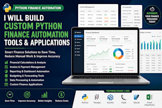 build a custom python finance automation tool or application