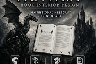 format fantasy books for print