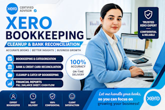 do xero bookkeeping and monthly reconciliation