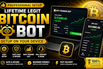 setup lifetime legit bitcoin bot, btc app, btc bot on your device