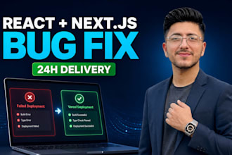fix react next js bugs and vercel deployment errors