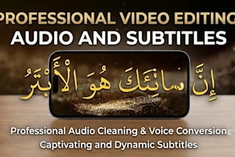 edit videos, modify audio, and add engaging subtitles