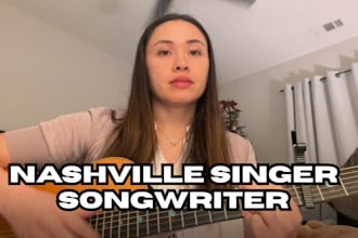 be your female edm singer songwriter female vocal for pop and rock song for you