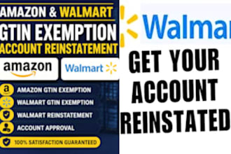 reactivate your deactivated, suspended, terminated walmart seller marketplace
