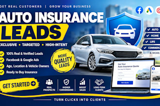 generate exclusive auto insurance leads with facebook ads