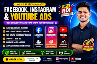 be facebook ads youtube ads twitter marketing SEO