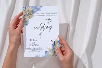 design custom wedding invitations