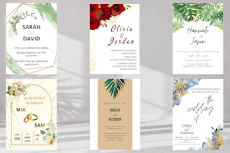 design custom wedding invitations