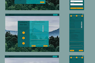 design a modern website UI UX