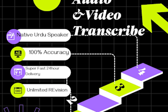 urdu audio transcription and video transcription