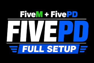 develop fivepd, lspdfr and nopixel inspired police rp server for fivem