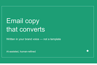 write compelling sales copy, website content, and email copy
