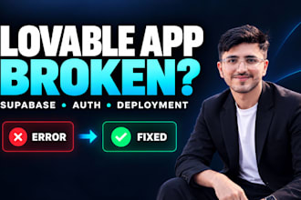 fix lovable ai app bugs supabase auth rls and deployment errors