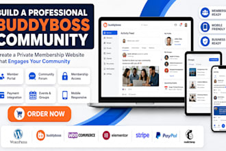 build buddyboss community and membership website with wordpress