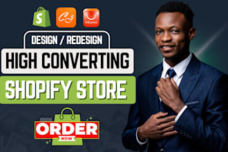 design, redesign shopify store, build shopify dropshipping store shopify website