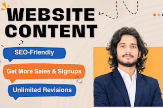 provide SEO friendly website copywriting and web content