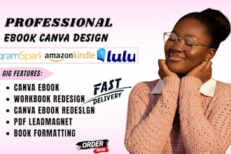 canva ebook design, canva workbook, ebook formatting,booklet,journal,lead magnet