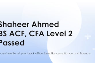 handle all back office tasks like compliance and finance for your business