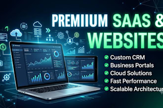 develop saas CRM web application and business portal