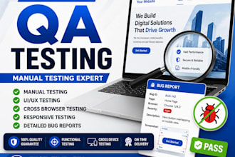 manually test your website for bugs and usability issues