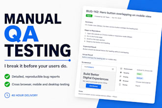 manually test your website for bugs and usability issues