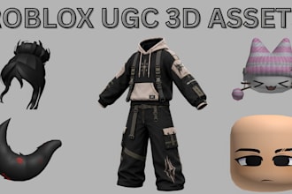 create roblox layered clothing ugc accessories and 3d assets ready for upload