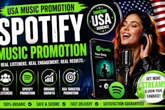 do USA music promotion, spotify music promotion