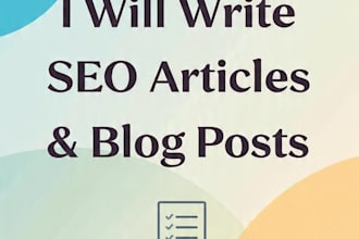 write urdu and english SEO blog posts