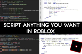 script custom game mechanics, system for roblox r6, r15 animation, roblox game