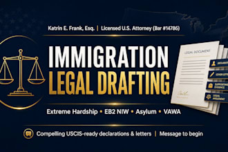 draft a persuasive eb2 niw recommendation letter as a US attorney