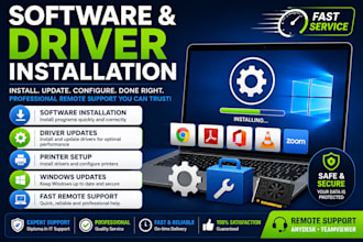 install software and drivers on your windows PC remotely