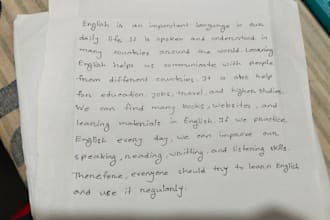 do handwriting and translation services