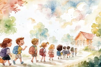 create hand painted watercolor illustrations