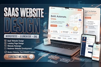 create a high converting saas wordpress website