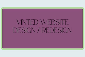 vinted website vinted design