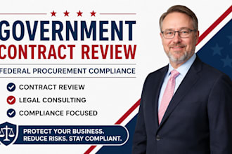 review government contracts and ensure federal procurement compliance legal