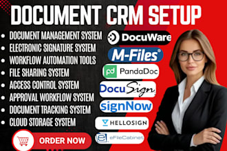 setup document crm docuware pandadoc docusign signnow hellosign zoho sign nuxeo