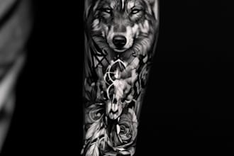 design professional creative tattoo design