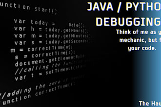 debug and fix your python or java code