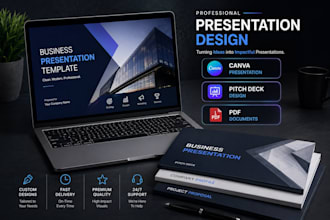 design professional canva presentations and documents