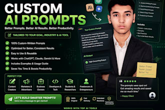 create custom chatgpt ai prompts for your workflow