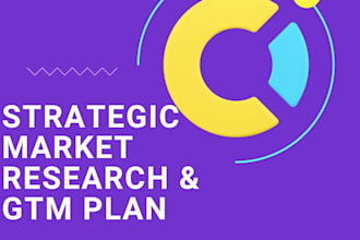 do comprehensive market research, competit
