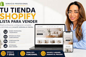 crear tu tienda shopify profesional